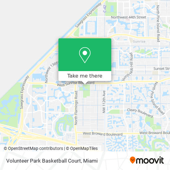 Mapa de Volunteer Park Basketball Court