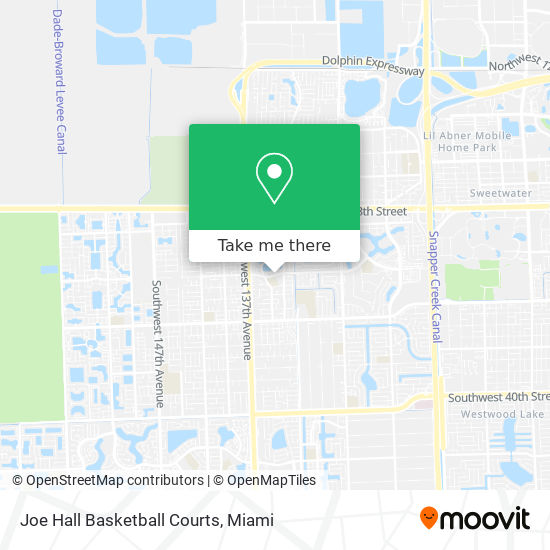 Joe Hall Basketball Courts map