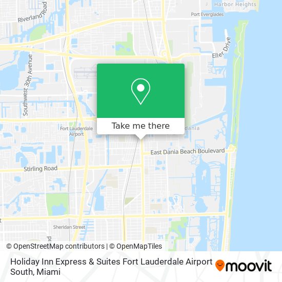 Mapa de Holiday Inn Express & Suites Fort Lauderdale Airport South