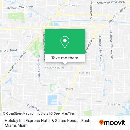 Holiday Inn Express Hotel & Suites Kendall East-Miami map