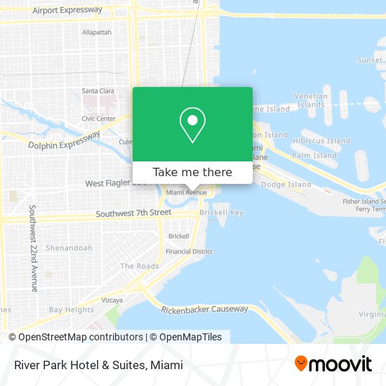 Mapa de River Park Hotel & Suites