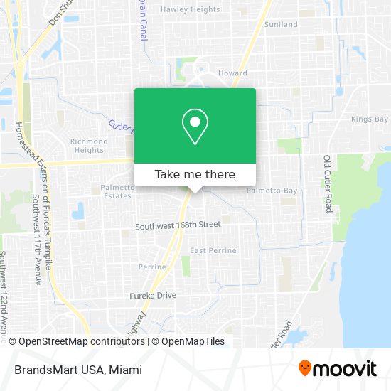 Mapa de BrandsMart USA