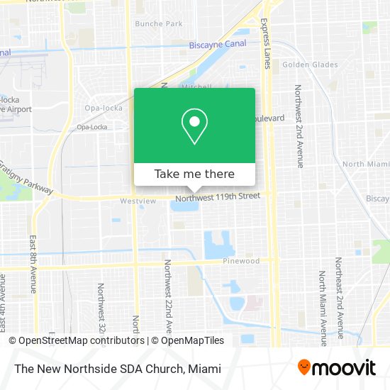 Mapa de The New Northside SDA Church