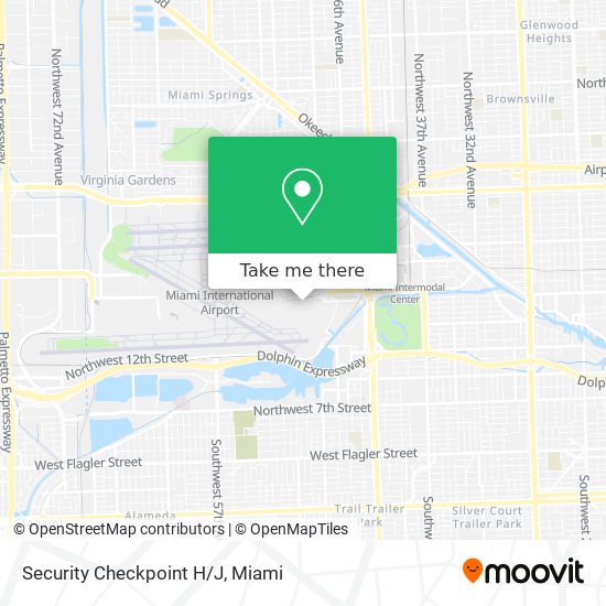 Security Checkpoint H/J map