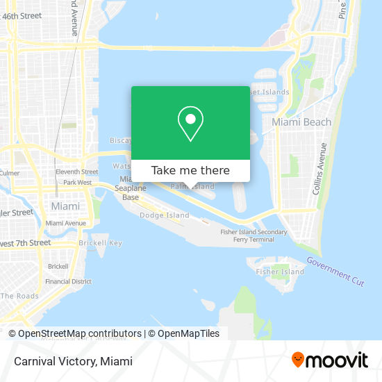 Carnival Victory map