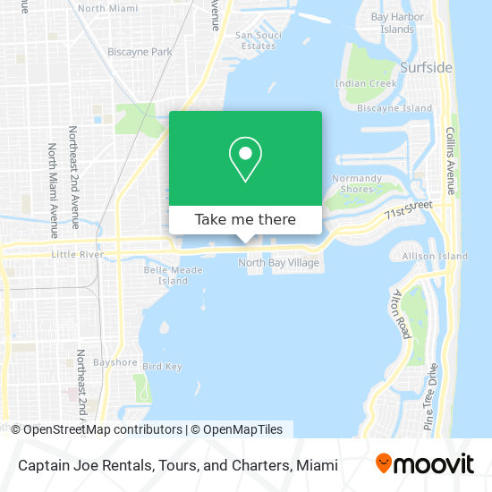 Captain Joe Rentals, Tours, and Charters map