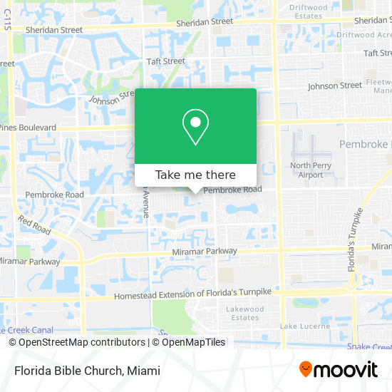 Florida Bible Church map