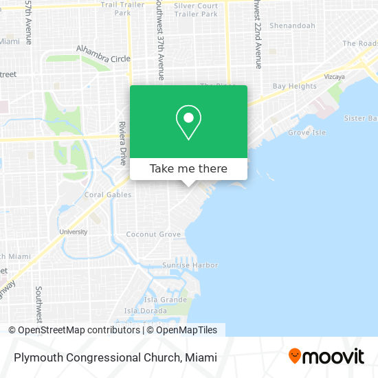 Plymouth Congressional Church map