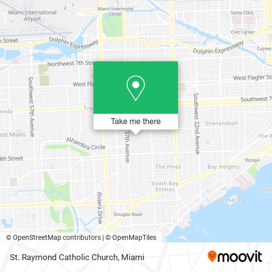 St. Raymond Catholic Church map