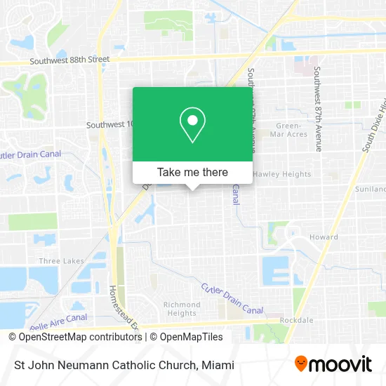 St John Neumann Catholic Church map