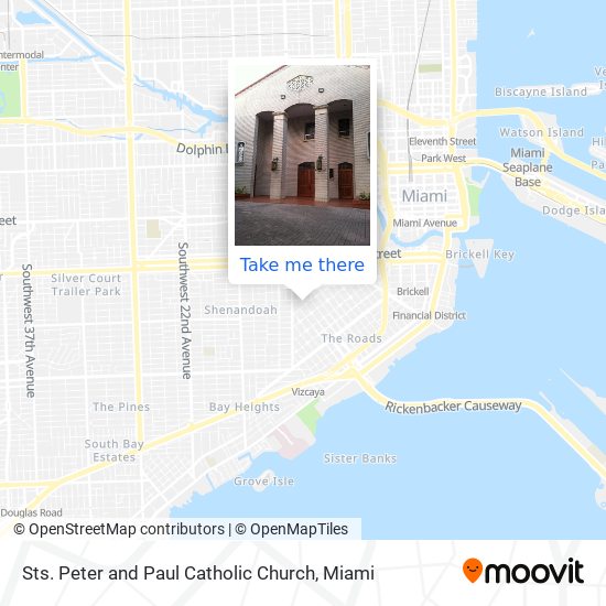 Sts. Peter and Paul Catholic Church map