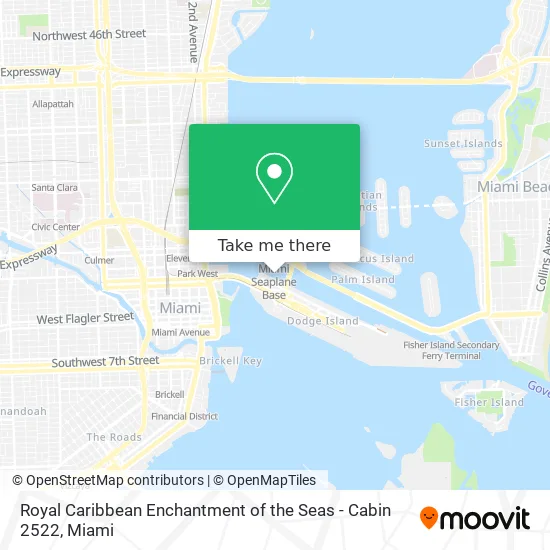 Royal Caribbean Enchantment of the Seas - Cabin 2522 map