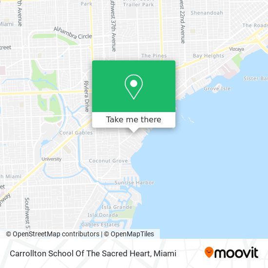 Mapa de Carrollton School Of The Sacred Heart
