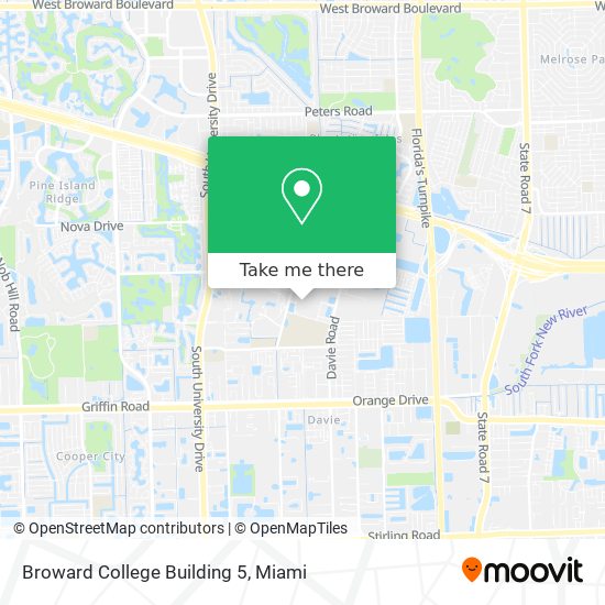 Broward College Building 5 map