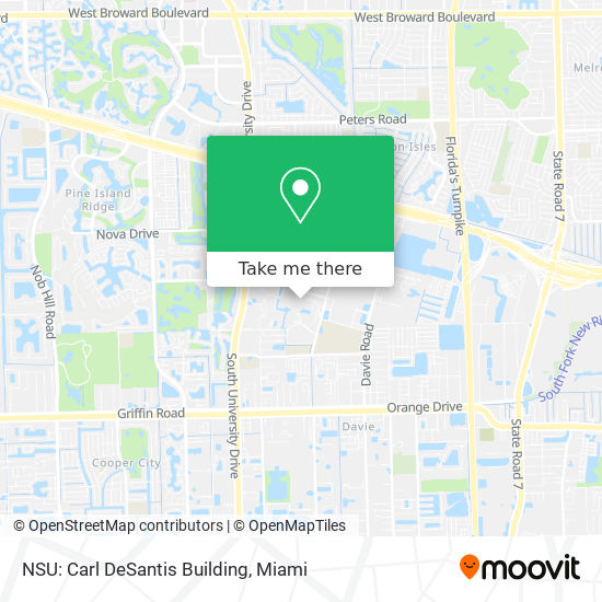 Mapa de NSU: Carl DeSantis Building