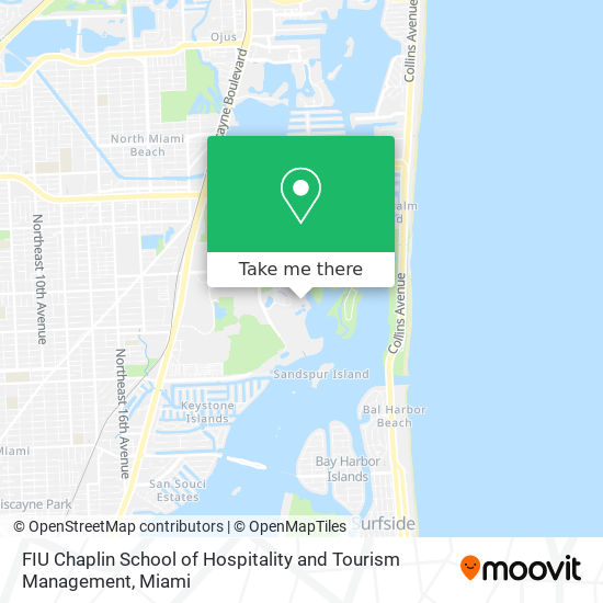 Mapa de FIU Chaplin School of Hospitality and Tourism Management