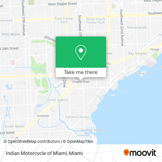 Indian Motorcycle of Miami map