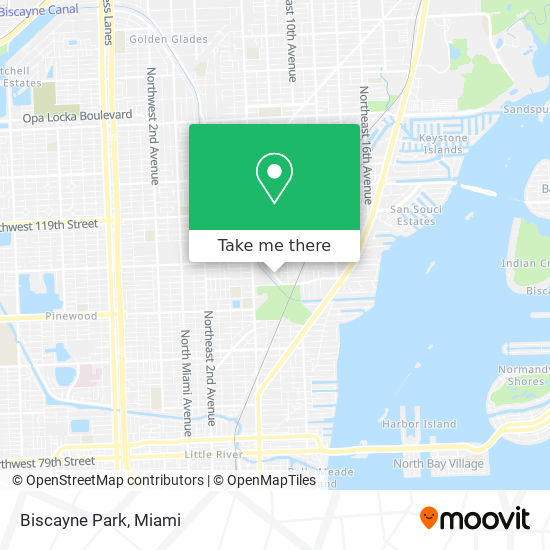 Biscayne Park map