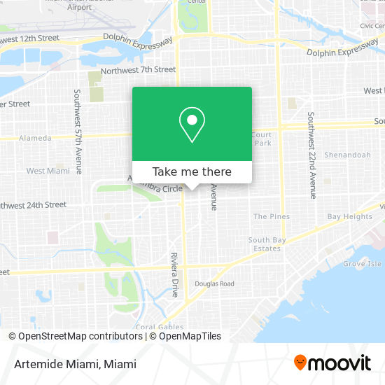 Mapa de Artemide Miami