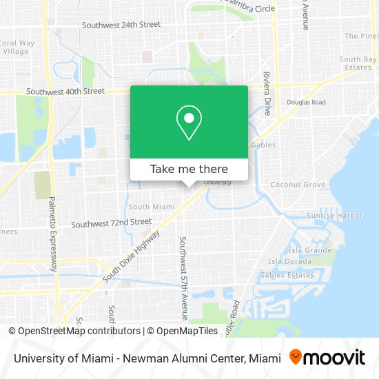 University of Miami - Newman Alumni Center map