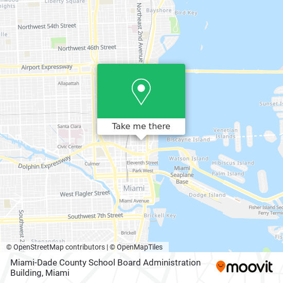 Mapa de Miami-Dade County School Board Administration Building