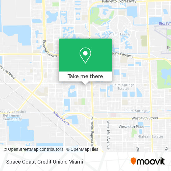 Mapa de Space Coast Credit Union