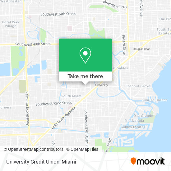 University Credit Union map