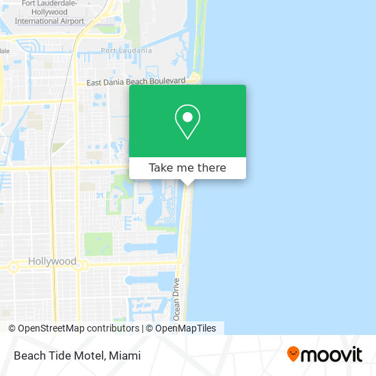 Mapa de Beach Tide Motel