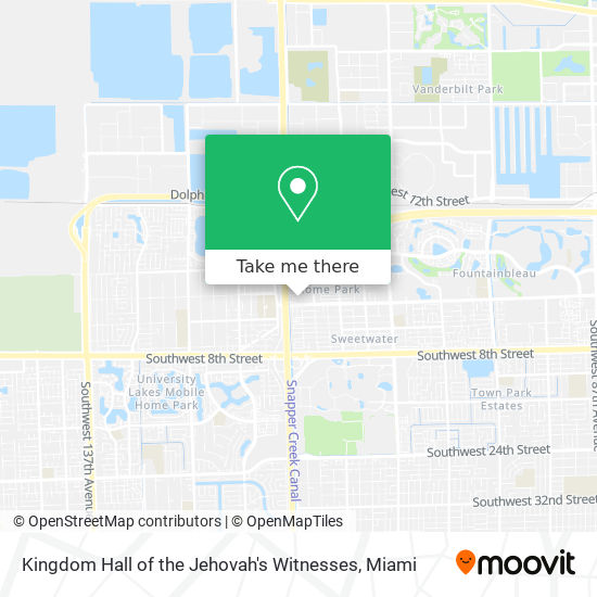 Mapa de Kingdom Hall of the Jehovah's Witnesses