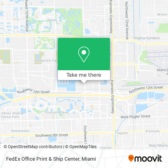 FedEx Office Print & Ship Center map