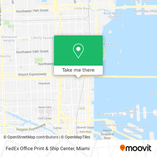 FedEx Office Print & Ship Center map