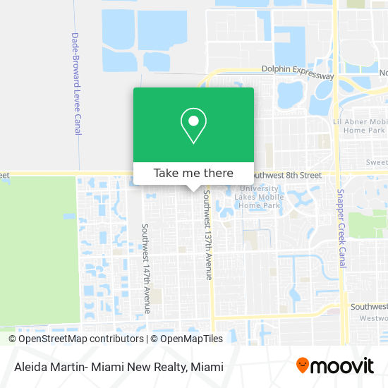 Aleida Martin- Miami New Realty map