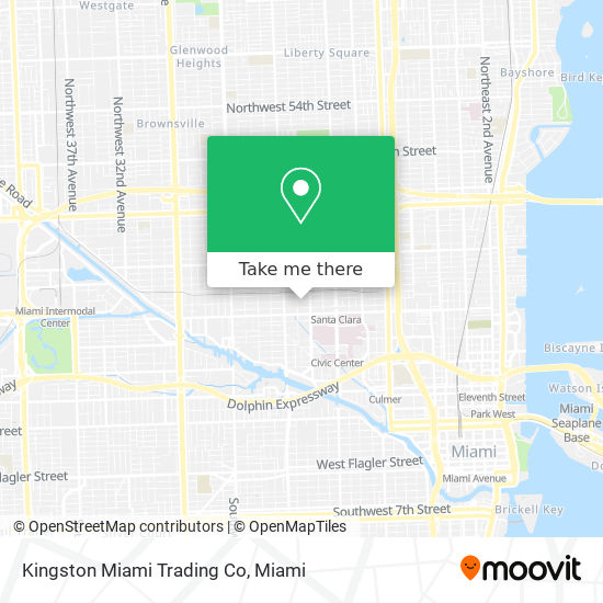 Kingston Miami Trading Co map