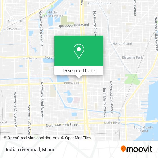 Mapa de Indian river mall