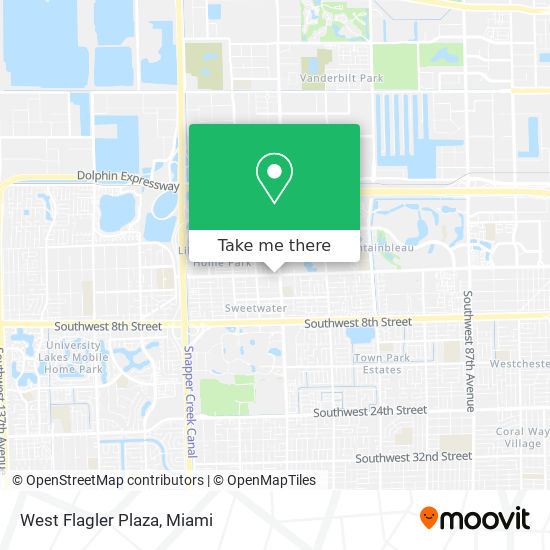 Mapa de West Flagler Plaza