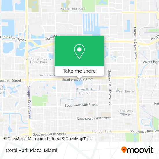 Coral Park Plaza map
