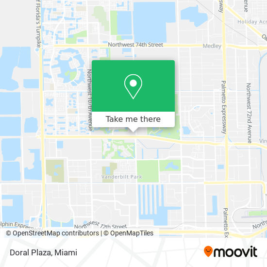 Doral Plaza map