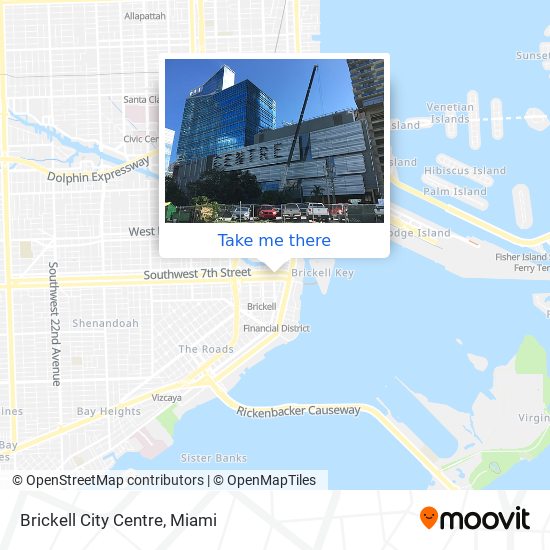 Mapa de Brickell City Centre