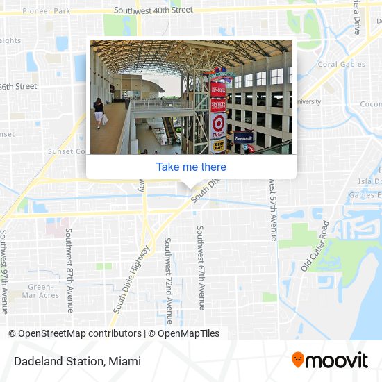 Mapa de Dadeland Station