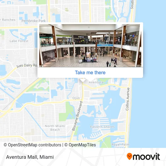 Aventura Mall Food Court Map How To Get To Aventura Mall In Miami By Bus?