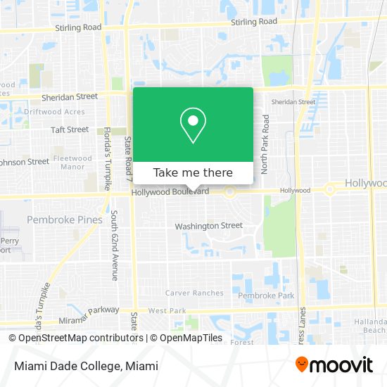 Miami Dade College map