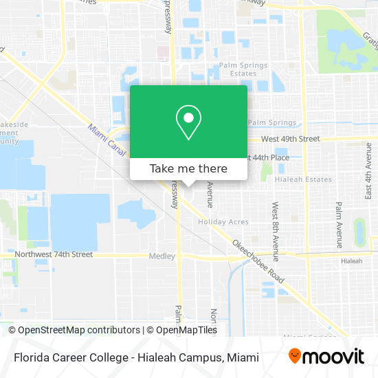 Florida Career College - Hialeah Campus map