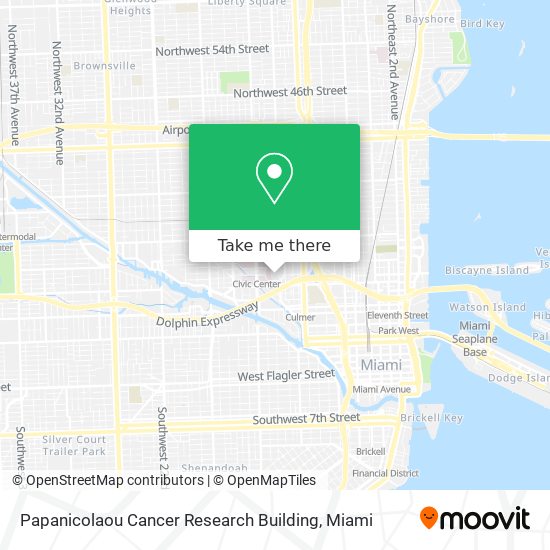 Papanicolaou Cancer Research Building map