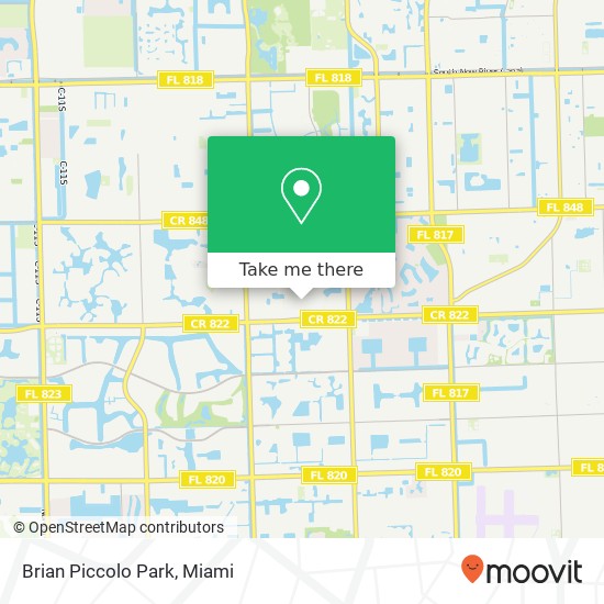 Mapa de Brian Piccolo Park