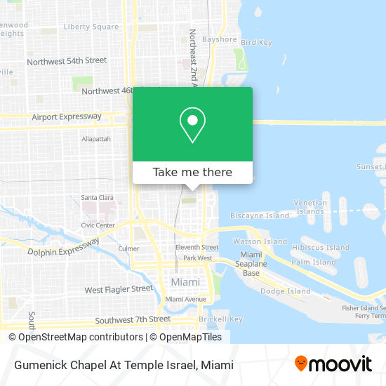 Mapa de Gumenick Chapel At Temple Israel