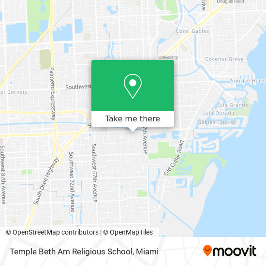 Mapa de Temple Beth Am Religious School