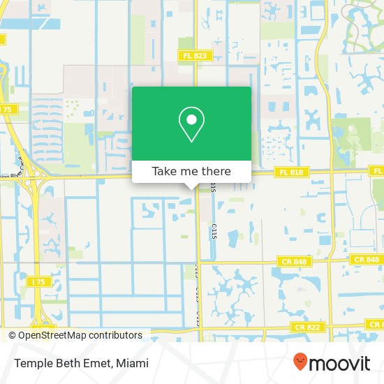 Mapa de Temple Beth Emet