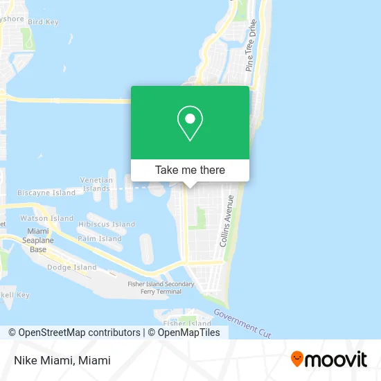 Nike Miami map