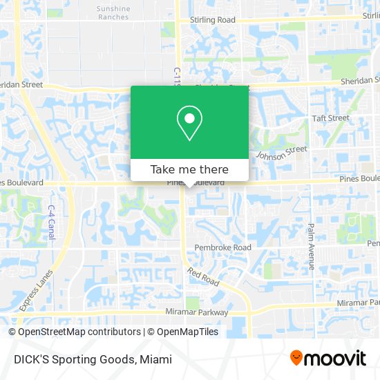 Mapa de DICK'S Sporting Goods