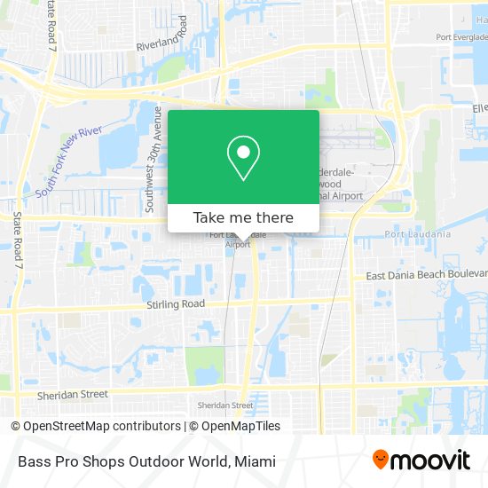 Mapa de Bass Pro Shops Outdoor World